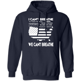 George Floyd I Can't Breathe Hoodie We Can't Breathe Blm