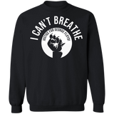 I Can't Breathe Sweatshirt Justice For George Floyd Shirt Blm Fist