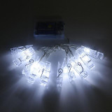 Boho Photo Clips Holder LED Light String