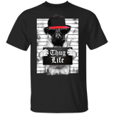Pug Thug Life Shirt Cute Gift For Pug lovers