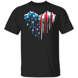 Dachshund United States Flag T-Shirt Best Gift For Patriots
