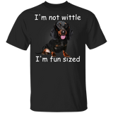 Dachshund I'm Not Wittle I'm Fun Sized T-Shirt Funny With Sayings