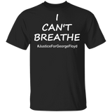 George Floyd I Can't Breathe T-Shirt Justice For George Floyd