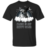 Chihuahua Black Is My Happy Color T-Shirt Gifts For Dog Lovers