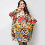 Comic World Oversize Sweaters