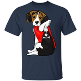 Beagle Tattoo I Love Mom Cute Dog Shirt Mother's Day Gift Beagle Tattoo I Love Mom Cute Dog Shirt Mother's Day Gift