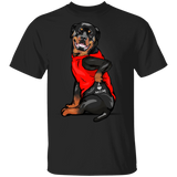 Rottweiler Tattoo I Love Mom Dog Mom Shirt Cute