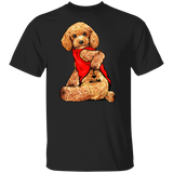 Poodle Tattoo I Love Mom Dog Mom Shirt Cute