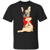 Frenchie Tattoo I Love Mom Dog Mom Shirt Cute