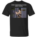 Frenchie When I Hear People Talking About Coffee Dog Shirts Gifts For Coffee Lovers