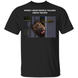 Pit Bull When I Hear People Talking About Book Funny Dog Shirts