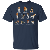 All Beagle Colors Dog T-Shirt Blue Tick Beagle Shirt Black And White Beagle