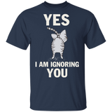 Yes I Am Ignoring You Funny Cat Shirt - Workout Shirts With Sayings