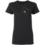 Shadow Of French Bulldog With Owner Gifts For Dog Lovers French Bulldog T Shirt
