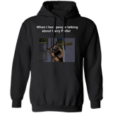 When I Hear People Talking About Harry Potter - K9 German Shepherd Hoodie Puppy Funny Clothes