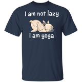 I Am Not Lazy - I Am Yoga French Bulldog Shirts Quotes T-Shirt Men's T-Shirt
