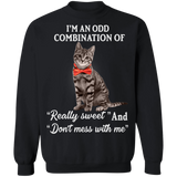 I'm An Odd Combination Of Really Sweet and Don't Mess With Me Cat Sweater
