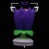 Lotus Flower Birthday Music Singing Candles