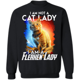 I Am Not A Cat Lady Sweatshirt With Sayings Funny Gifts For Cat Lover