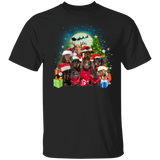 Dachshund Christmas Tree T-Shirt Xmas Gift For Dachshund Dog Lovers