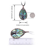 Sea Abalone Shell Earrings/Pendant Necklace Sea Abalone Shell Earrings/Pendant Necklace