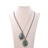 Sea Abalone Shell Earrings/Pendant Necklace Sea Abalone Shell Earrings/Pendant Necklace