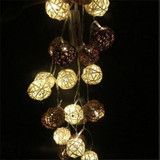 Rattan Balls Led Light String
