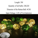 Rattan Balls Led Light String