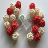 Rattan Balls Led Light String