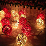 Rattan Balls Led Light String