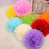 Multi Colors Tissue Paper Flowers ( 5 PCS )