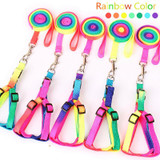 Adjustable Rainbow Dog Leash