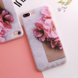Soft 3D Floral Design iPhone 7 Case