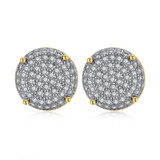 'KEITH ST' 1.25ct Earrings - 18K Gold Finish