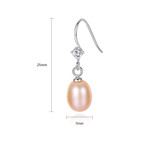 'Maurilia' Pearl Earrings - Sterling Silver