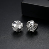 'Globe' Earrings - 18K Gold Finish
