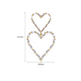'Ferranda' Earrings - 18K Gold Finish