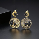 'Gufo' Earrings - 18K Gold Finish