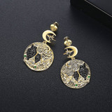 'Gufo' Earrings - 18K Gold Finish