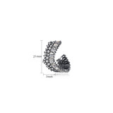 'Filodea' Earrings - 18K White Gold Finish