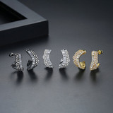 'Filodea' Earrings - 18K White Gold Finish