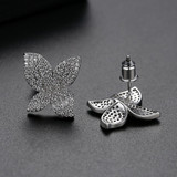 'Iacopa' Earrings - 18K White Gold Finish