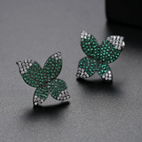 'Iacopa' Earrings - 18K White Gold Finish