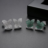 'Iacopa' Earrings - 18K White Gold Finish