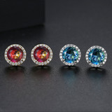 'Leonardina' 1.5ct Earrings - 18K Yellow/White Gold Finish