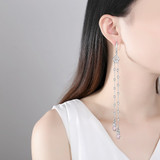 'Lerina' Earrings - 18K White/Black Gold Finish