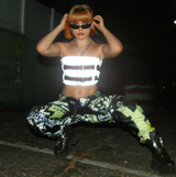 Flash Reflective Tube Top