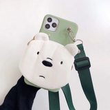 Cartoon Characters We Bare Bears Wallet Phone Case