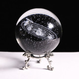 3D Solar System Crystal Ball