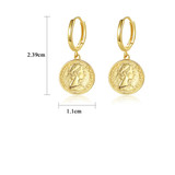 'Vilelma' Earrings - 18K Gold & Sterling Silver